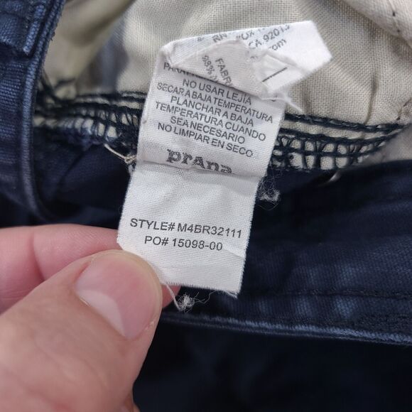 3 for $30: prana Pants Mens 28x32 Navy Blue Outdoor Hiking Stretch Jeans - Picture 11 of 11